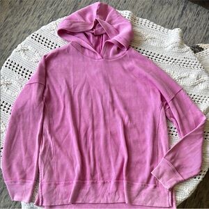 Te Verde Soft Pink Hooded Sweater